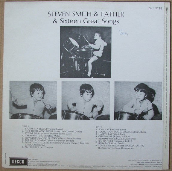 Steven Smith & Father : Steven Smith & Father & Sixteen Great Songs (LP, Album)