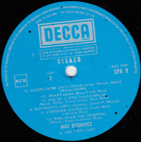 Max Bygraves : The World Of Max Bygraves (LP, Comp)