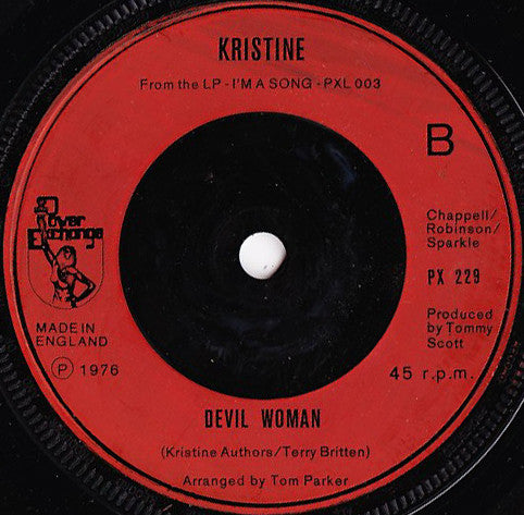 Kristine Sparkle : Pussycat Tiger (7", Single, Red)