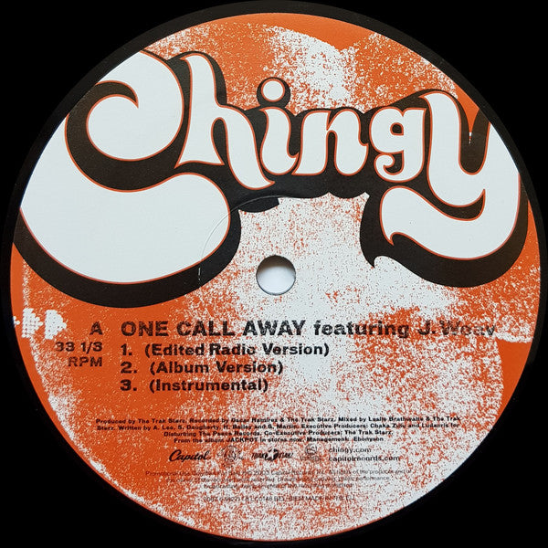 Chingy : One Call Away / Bagg Up (12", Promo)