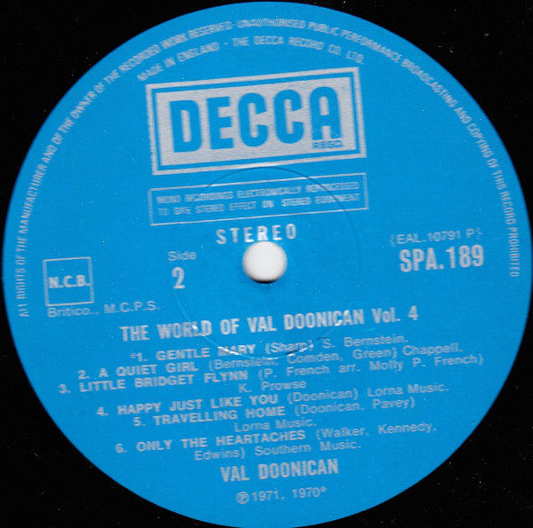 Val Doonican : The World Of Val Doonican Vol. 4 (LP, Comp)