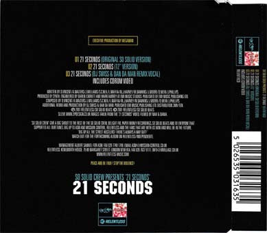 So Solid Crew : 21 Seconds (CD, Single, Enh)