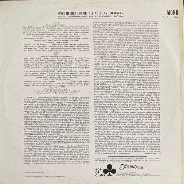 Spike Hughes And His All American Orchestra : Spike Hughes And His All American Orchestra (LP, Comp, Mono, RE)