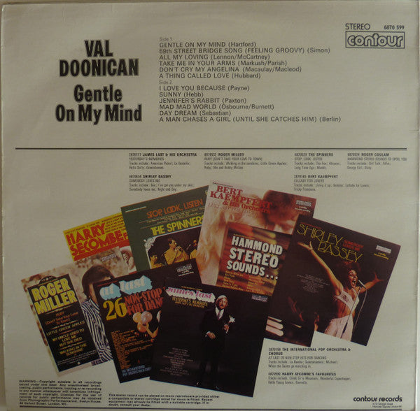 Val Doonican : Gentle On My Mind (LP, Comp)