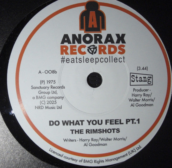 The Moments / The Rimshots : Just Having Your Love / Do What You Feel Pt. 1 (7")