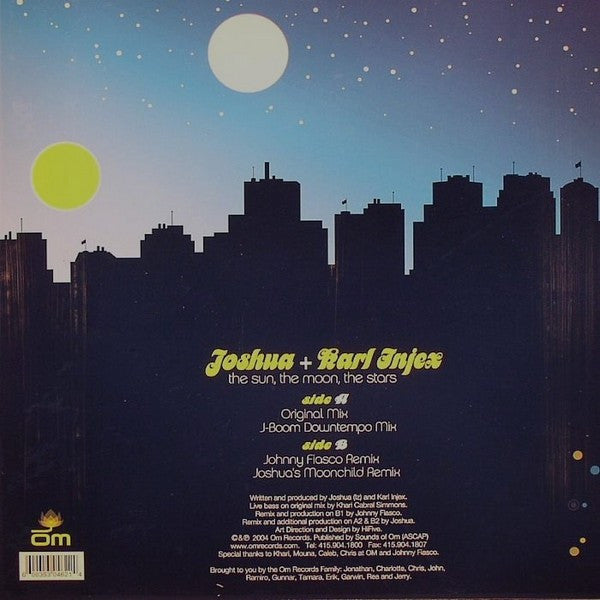 Joshua + Karl Injex : The Sun, The Moon, The Stars (12")