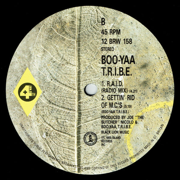 Boo-Yaa T.R.I.B.E. : R.A.I.D. (12")