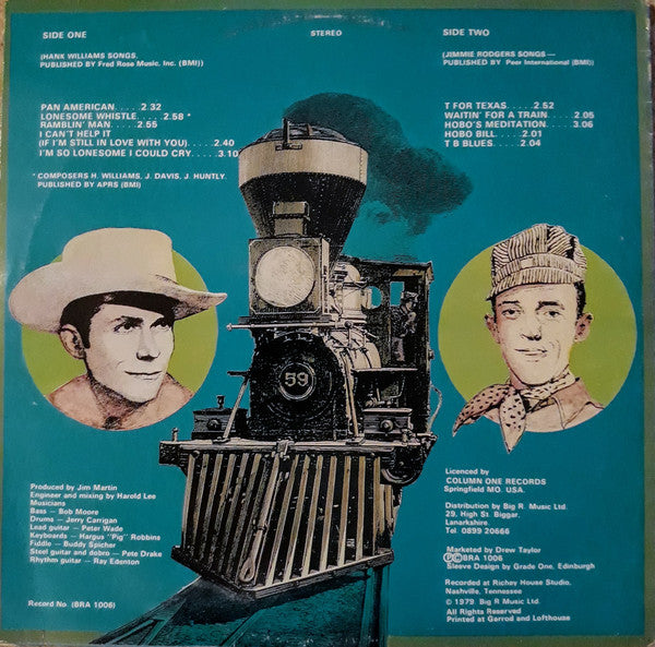 Boxcar Willie : Boxcar Willie Sings Hank Williams & Jimmie Rodgers (LP, Album)