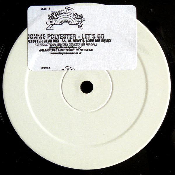 Jonnie Polyester : Let's Go (12", Promo, W/Lbl, Sti)