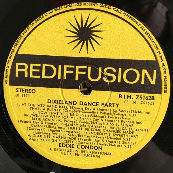 Eddie Condon : Dixieland Dance Party (LP, RE)