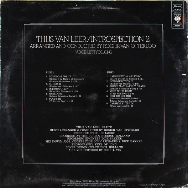 Thijs van Leer : Introspection 2 (LP, Album)