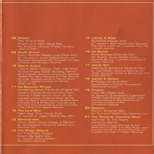 Various : Club Mix Ibiza 2000 (2xCD, Mixed)