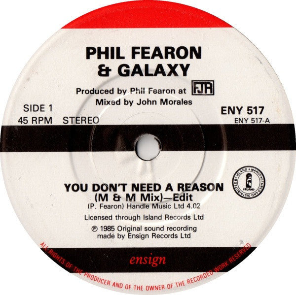 Phil Fearon & Galaxy : You Don't Need A Reason (7")