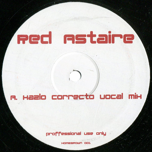 Red Astaire : Hazlo Correcto (12", Promo, W/Lbl)