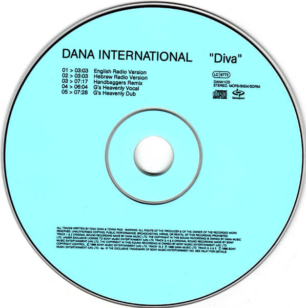 Dana International : Diva (CD, Single)