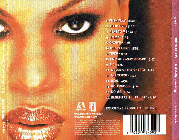 Truth Hurts : Truthfully Speaking (CD, Album, S/Edition)