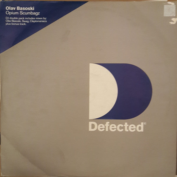 Olav Basoski : Opium Scumbagz (2x12", Promo)