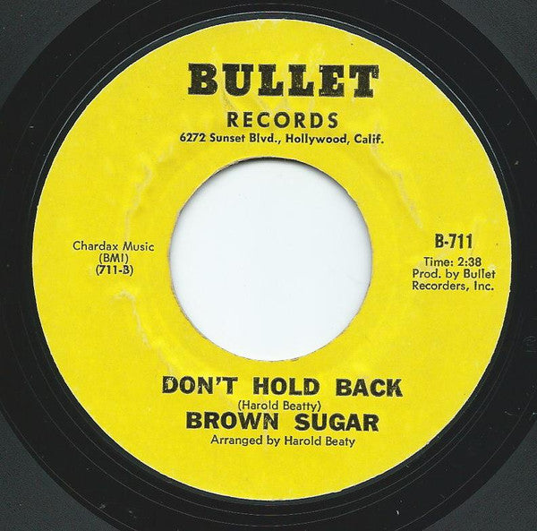 Brown Sugar (24) : Loneliness  (7", Styrene)