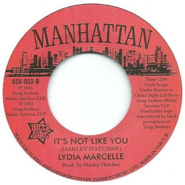 Danny Owens / Lydia Marcelle : I Can't Be A Fool For You / It's Not Like You (7", RE)
