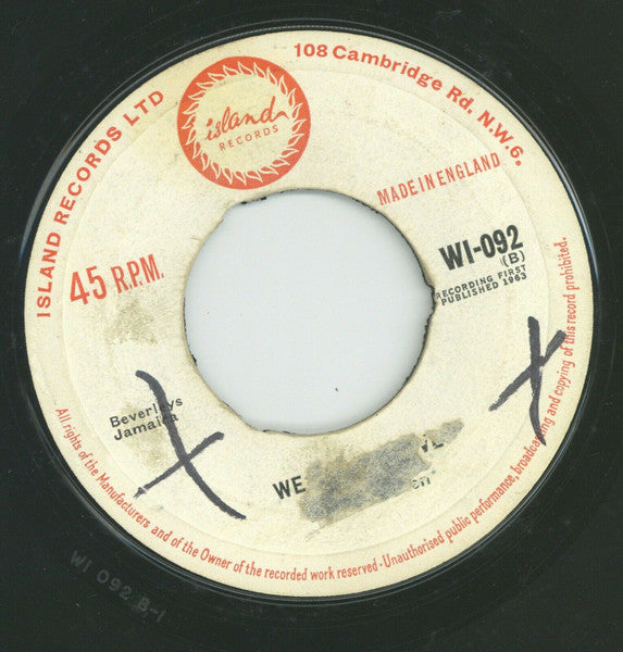 Laurel Aitken : I Shall Remove / We Got To Move (7")