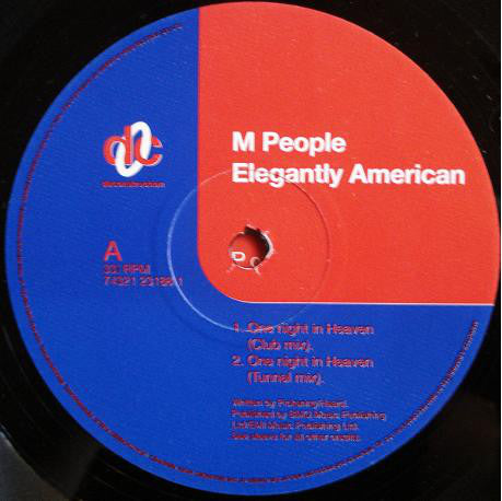 M People : Elegantly American (12", EP, Ltd)