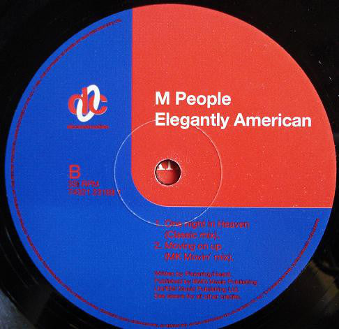 M People : Elegantly American (12", EP, Ltd)