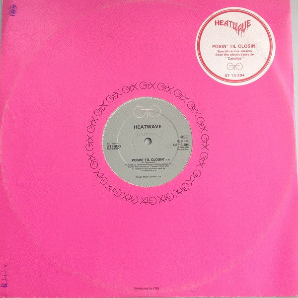 Heatwave : Posin' Til Closin' (12")