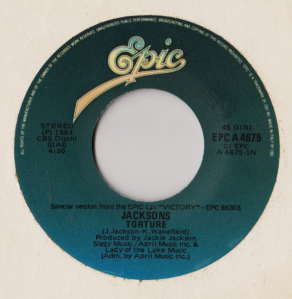 The Jacksons : Torture (7")