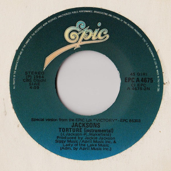 The Jacksons : Torture (7")