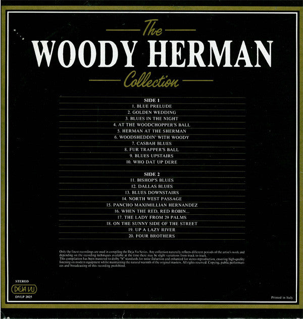 Woody Herman : The Woody Herman Collection 20 Golden Greats (LP, Comp)