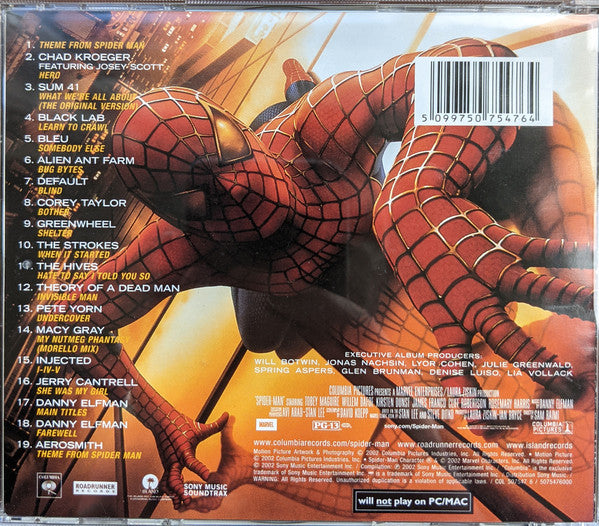 Various : Music From And Inspired By Spider-Man (CD, Comp)