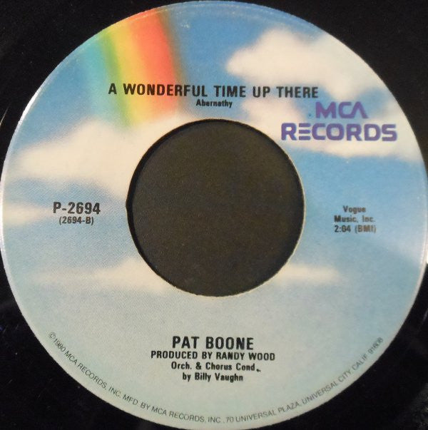 Pat Boone : Love Letters In The Sand (7", RE, Glo)