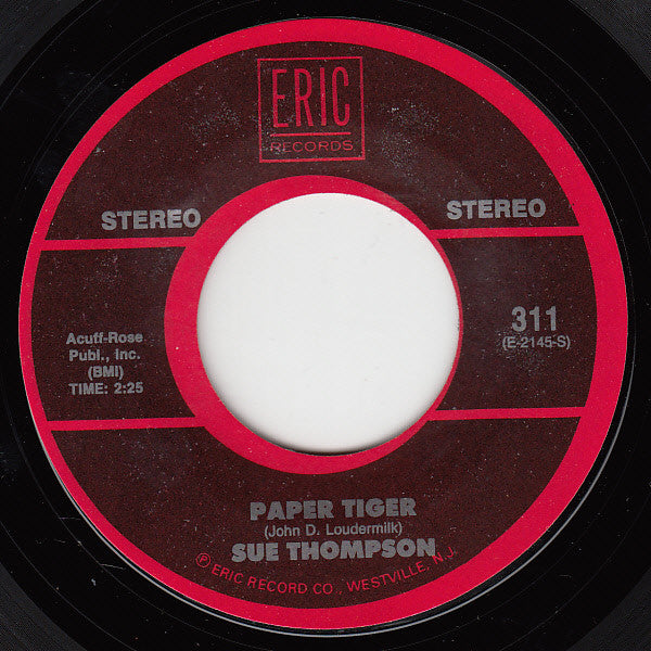 Sue Thompson : Norman / Paper Tiger (7", RE)