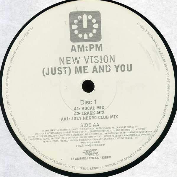New Vision : (Just) Me And You (2x12", Promo)