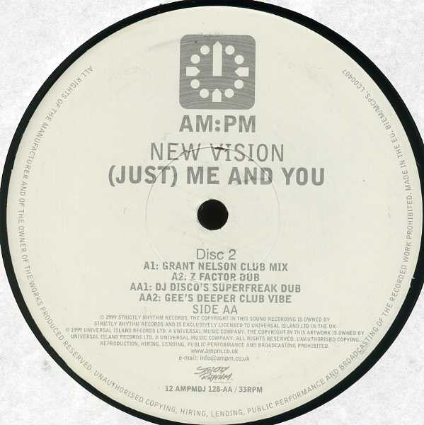 New Vision : (Just) Me And You (2x12", Promo)