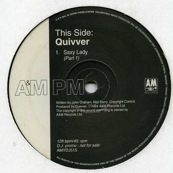 Quivver : Saxy Lady (12", Promo)
