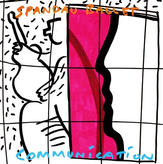 Spandau Ballet : Communication (7", Single, Blu)
