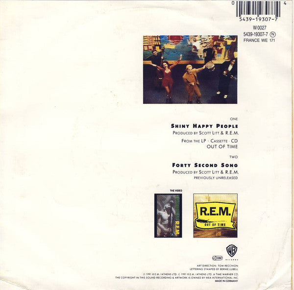R.E.M. : Shiny Happy People (7", Single, Lar)