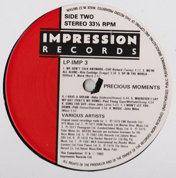 Various : Precious Moments (LP, Comp)