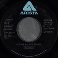Raydio : Is This A Love Thing (7", Styrene)