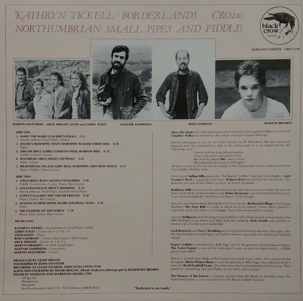 Kathryn Tickell : Borderlands (LP, Album)
