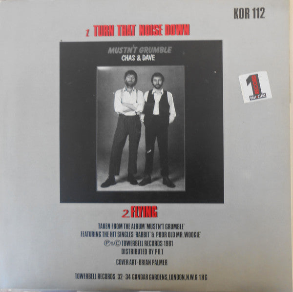 Chas And Dave : Turn That Noise Down (12")