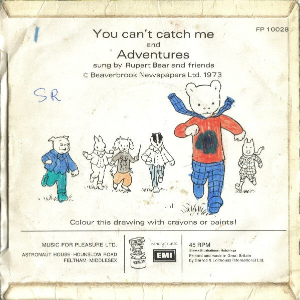 Rupert Bear & His Friends : You Can't Catch Me (7")