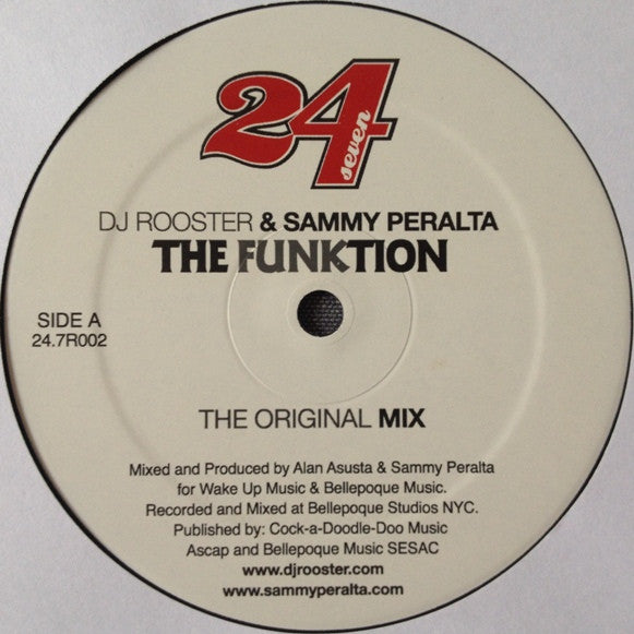 DJ Rooster & Sammy Peralta : The Funktion (12")