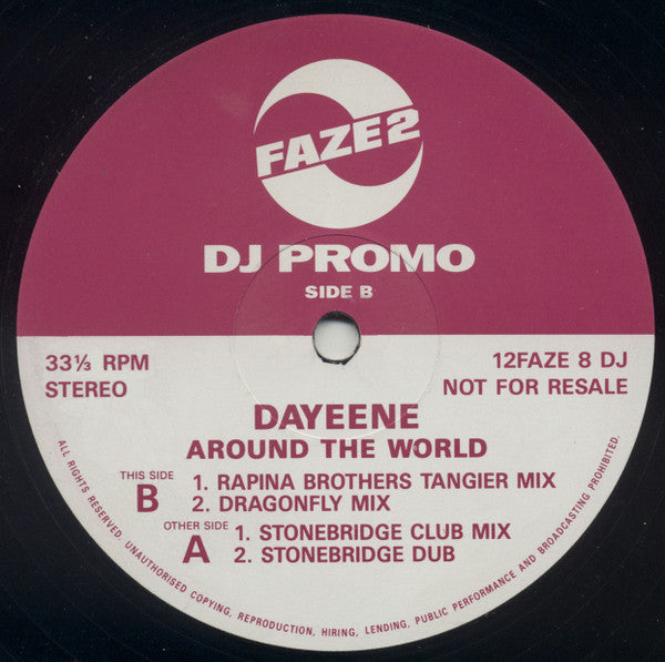 DaYeene : Around The World (12", Promo)