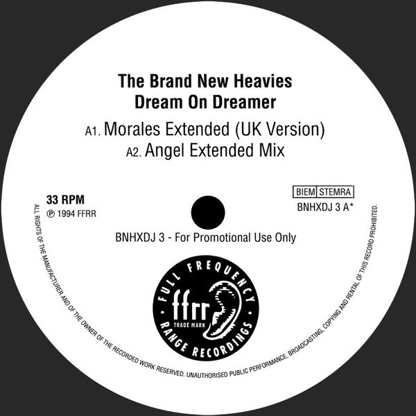 The Brand New Heavies : Dream On Dreamer (2x12", Promo)
