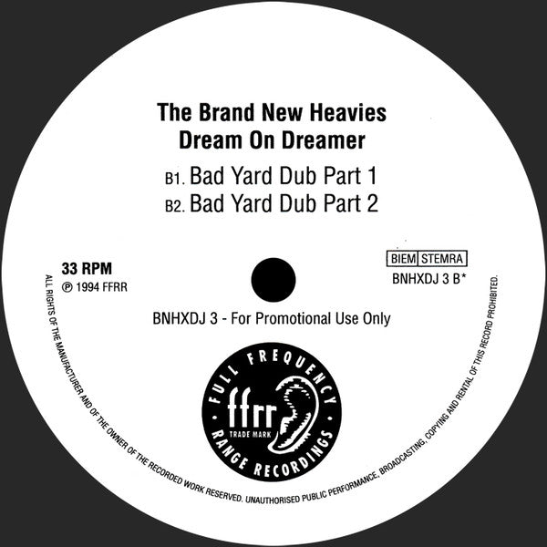 The Brand New Heavies : Dream On Dreamer (2x12", Promo)