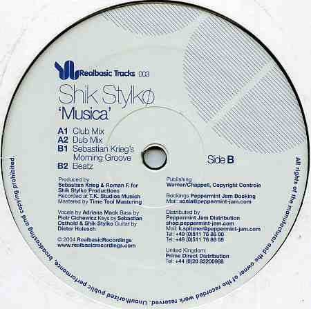 Shik Stylkø : Musica (12")