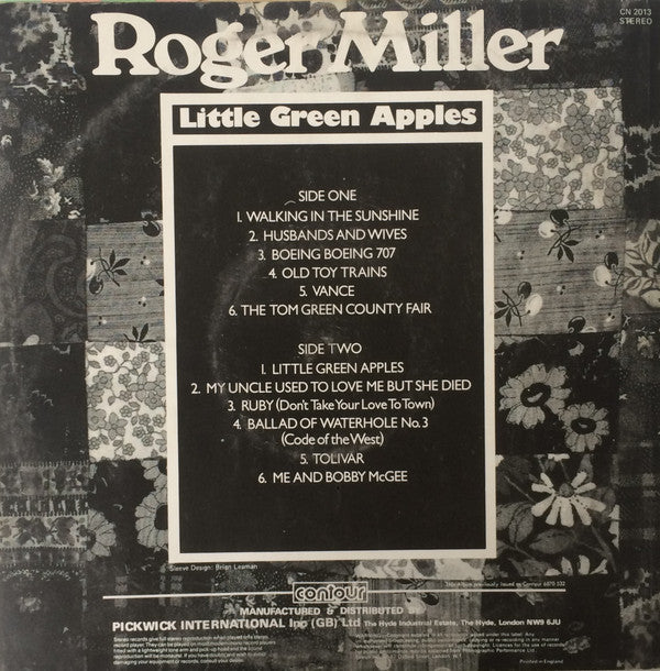 Roger Miller : Little Green Apples (LP, Comp)