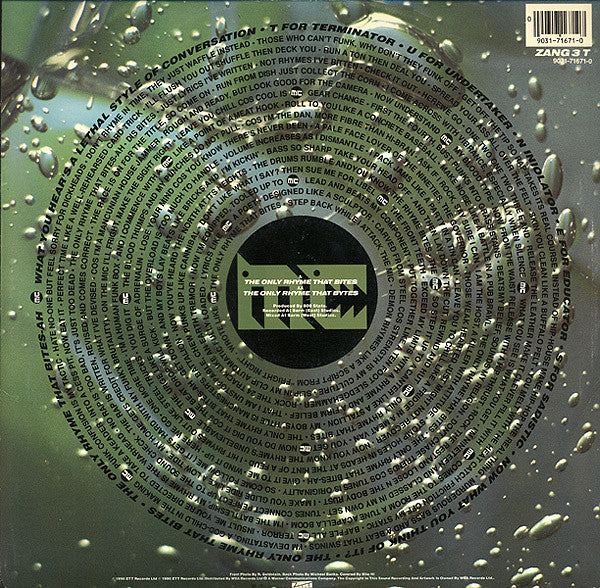 MC Tunes Versus 808 State : The Only Rhyme That Bites (12")